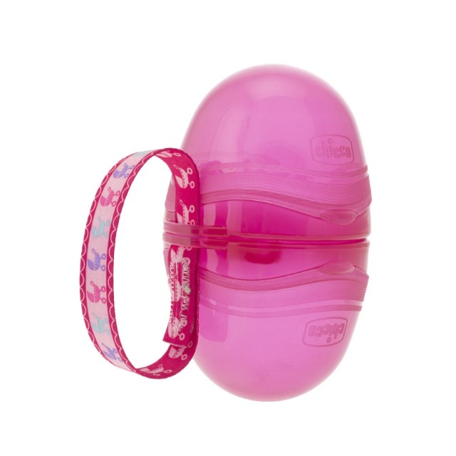 Chicco Double Soother Holder Pink 07264-10 