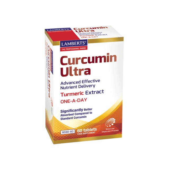 Lamberts Curcumin Ultra+ 60caps (Συμπλήρωμα Διατροφής με Εκχύλισμα Κουρκουμά)