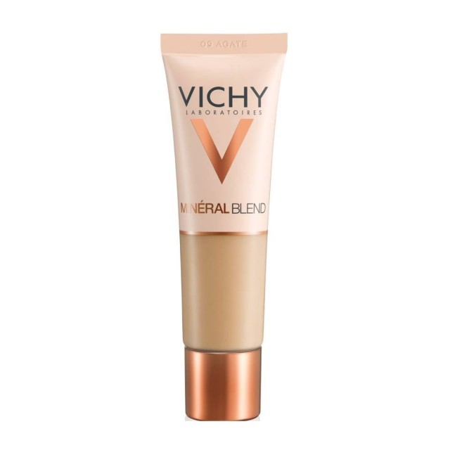 Vichy MineralBlend Hydrating Foundation 09 Agate 30ml (Ενυδατικό Fond De Teint)