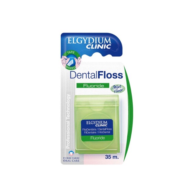 Elgydium Dental Floss Fluoride 35m (Οδοντικό Νήμα Ελαφρώς Κερωμένο με Φθόριο)