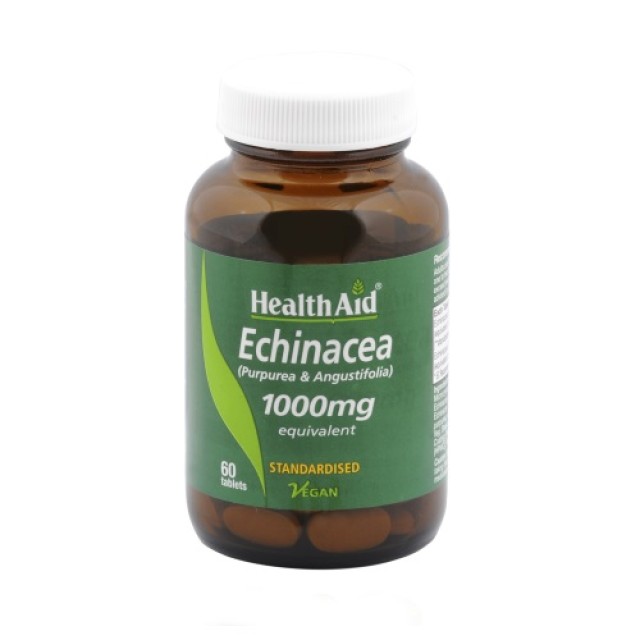 Health Aid Herbs Echinacea 1000mg 60tab (Ανοσοποιητικό - Κρυολόγημα)