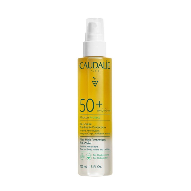 Caudalie Vinosun Protect Very High Protection Sun Water SPF50+ 150ml (Αντηλιακό Σπρέι Προσώπου & Σώματος Πολύ Υψηλής Προστασίας)