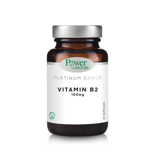 Power Health Platinum Range Vitamin B2 100mg 30caps (Συμπλήρωμα Διατροφής με Bιταμίνη Β2)