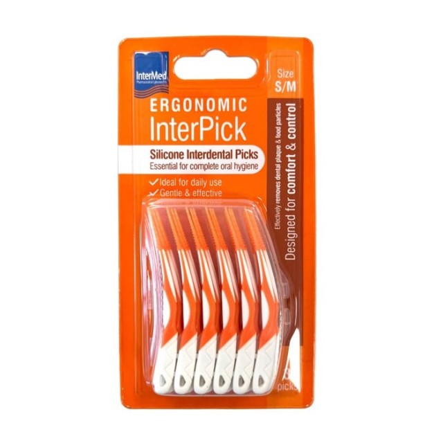 Intermed Ergonomic Interpick S/M 36τεμ (Μεσοδόντια Βουρτσάκια Μικρό/Μεσαίο Μέγεθος)