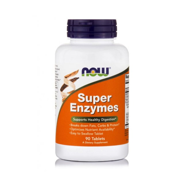 Now Foods Super Enzymes 90 tabs (Πεπτικά Ένζυμα)