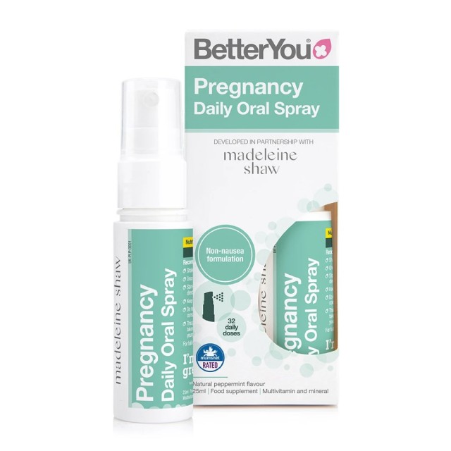 BetterYou Pregnancy Daily Oral Spray 25ml (Συμπλήρωμα Διατροφής για την Περίοδο της Εγκυμοσύνης)