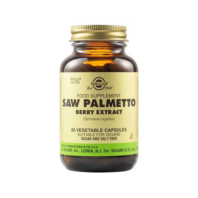 Solgar Sfp Saw Palmetto Berry Extract 60vegetarian caps (Προστάτης - Ουροποιητικό)