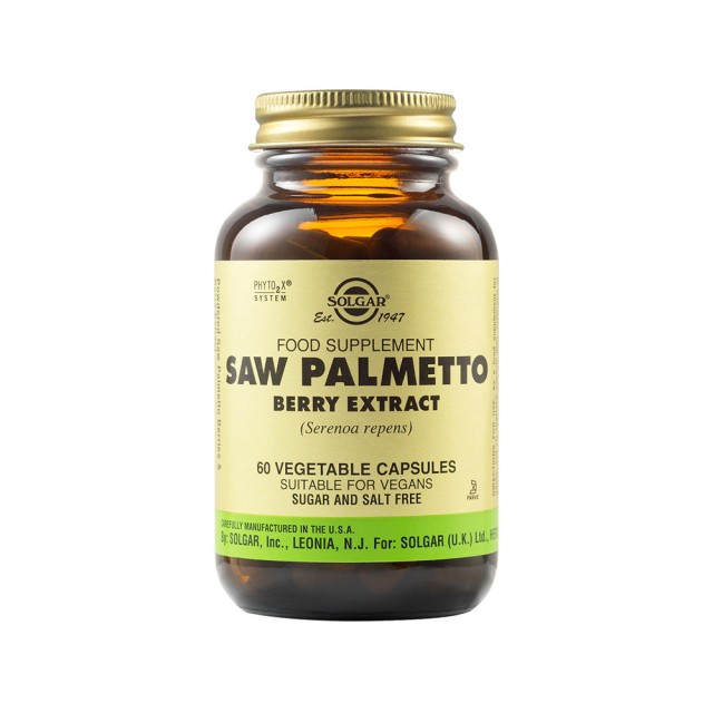 Solgar Sfp Saw Palmetto Berry Extract 60vegetarian caps