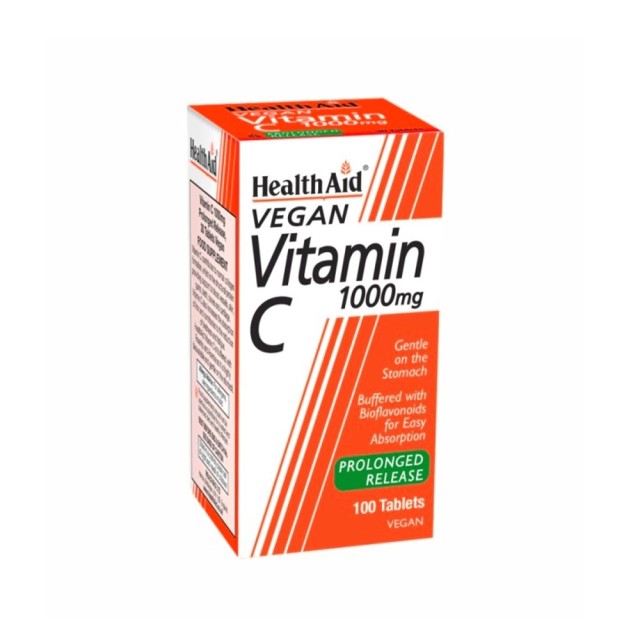 Health Aid Vegan Vitamin C 1000mg Prolonged Release 100tabs
