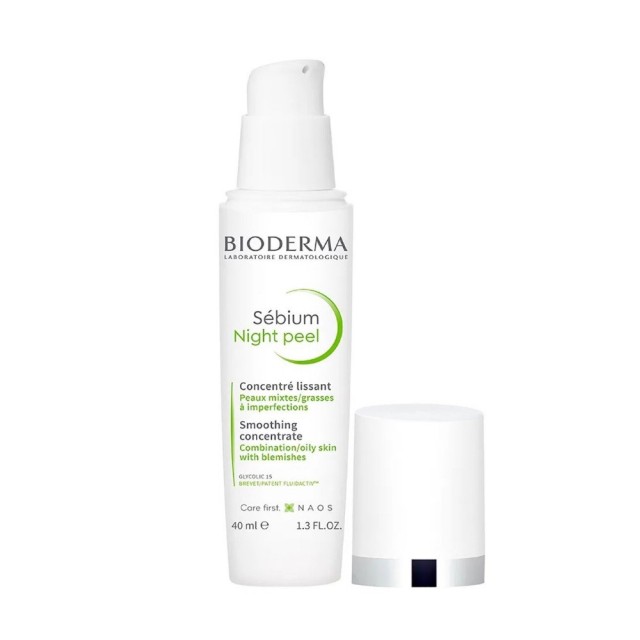 Bioderma Sebium Night Peel 40ml (Κρέμα Προσώπου για Απαλή Απολέπιση)