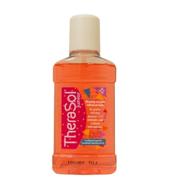 Therasol Junior Mouthwash 250ml (Φθοριούχο Στοματικό Διάλυμα για Παιδιά 6+ Ετών)