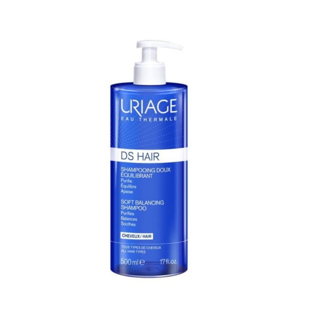 Uriage DS Soft Balancing Shampoo 500ml (Απαλό Σαμπουάν Εξισορρόπησης)