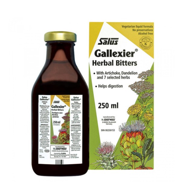 Floradix Salus Haus Gallexier 250ml (Συμπλήρωμα Διατροφής από Αγκινάρα Κατάλληλο για το Πεπτικό Σύστημα) 