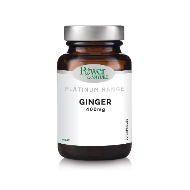 Power Health Platinum Ginger 400mg 30caps (Συμπλήρωμα Διατροφής με Τζίντζερ για την Υγεία του Πεπτικού Συστήματος)