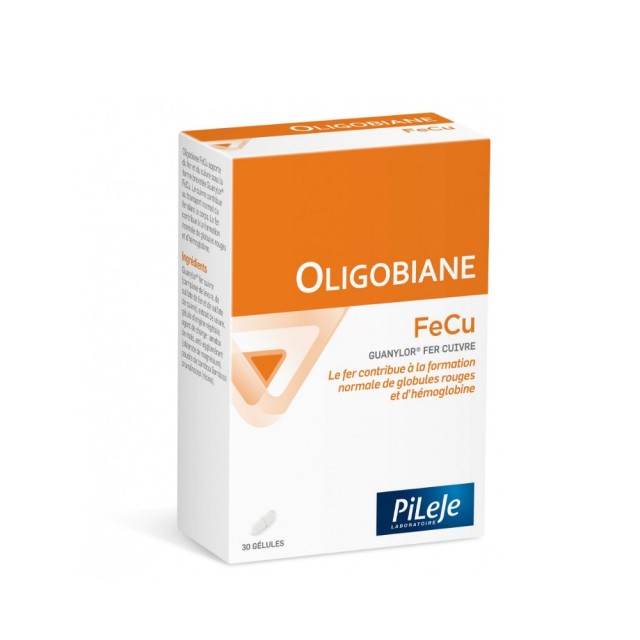 Pileje Oligobiane FeCu 30caps (Συμπλήρωμα Διατροφής με Σίδηρο & Χαλκό)