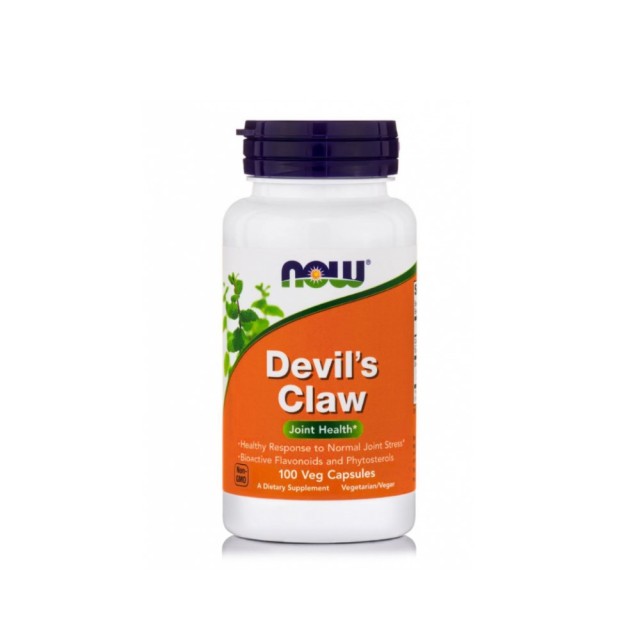 Now Foods Devils Claw 100caps (Συμπλήρωμα Διατροφής για την Καλή Υγεία των Οστών & των Αρθρώσεων)