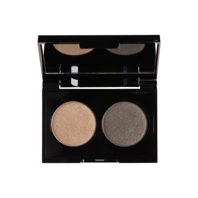 Korres Volcanic Minerals Velvet Dual Eyeshadow Palette Κhakis 48 3gr (Παλέτα Σκιών σε 2 Αποχρώσεις -