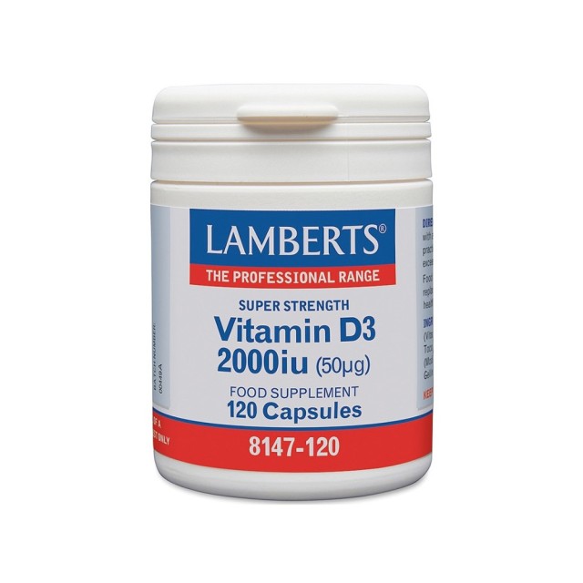Lamberts Vitamin D3 2000IU 120caps (Βιταμίνη D)