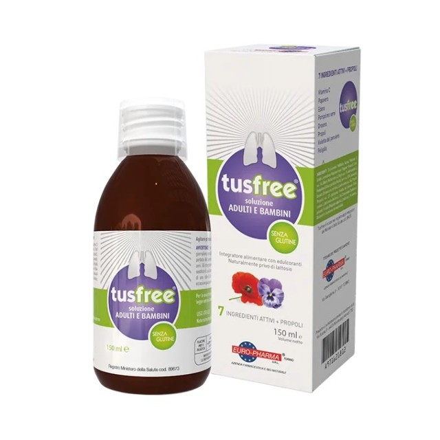 Bionat TusFree Adults & Children 150ml (Φυτικό Σιρόπι για Ξηρό & Παραγωγικό Βήχα για Ενήλικες & Παιδιά 3+ Ετών)