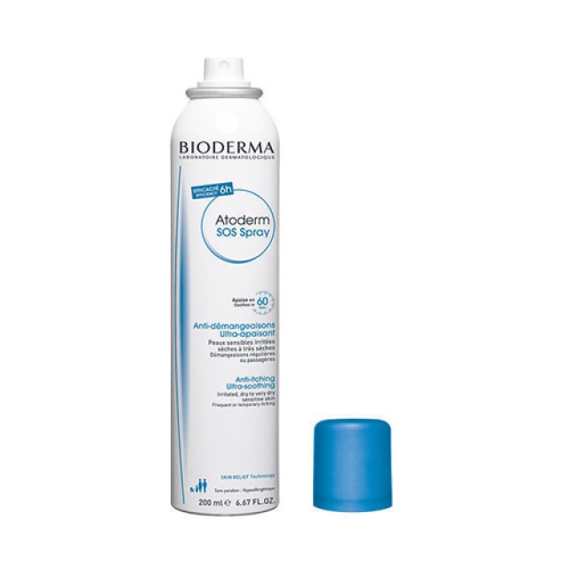 Bioderma Atoderm SOS Spray 200ml (Σπρέι για την Ανακούφιση του Κνησμού)