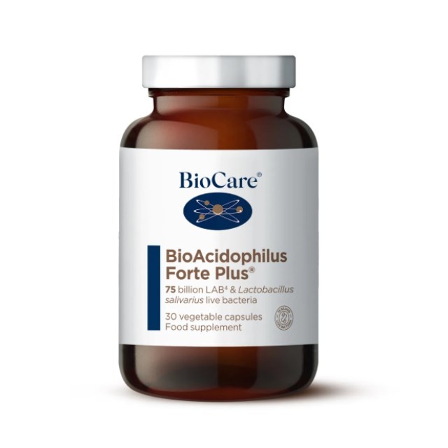 BioCare Bio Acidophilus Forte 30caps (Συμπλήρωμα Διατροφής για Προστασία & Αποκατάσταση της Εντερικής Χλωρίδας)