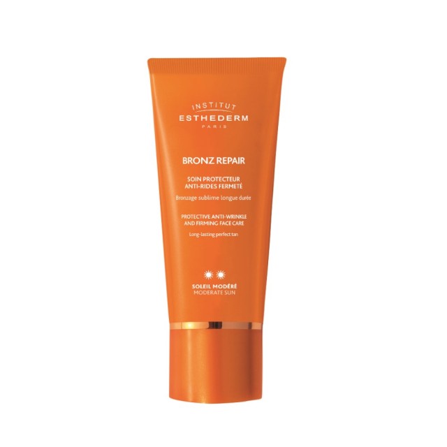 Institut Esthederm Bronz Repair Face Moderate Sun 50ml (Aντηλιακή Κρέμα Προσώπου Μεσαίας Προστασίας)