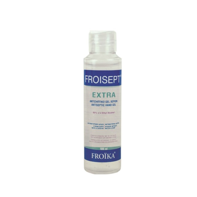 Froika Froisept Extra Antiseptic Hand Gel 100ml (Αντισηπτικό Τζελ Χεριών με 80% Αlc)