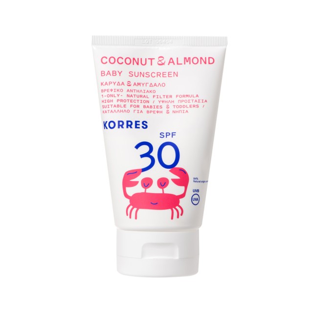 Korres Coconut & Almond Baby Sunscreen SPF30 100ml