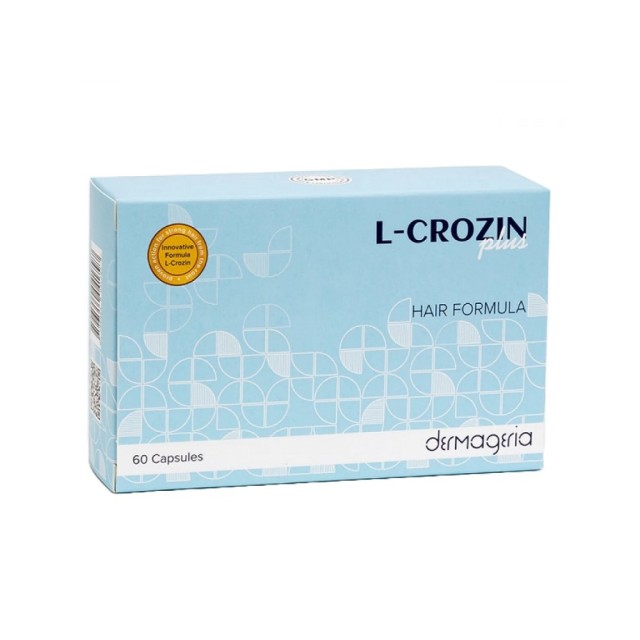 Dermageria L-Crozin Plus 60caps (Συμπλήρωμα Διατροφής για Υγιή Μαλλιά & Νύχια)