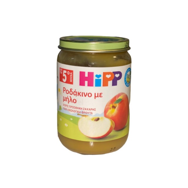 Hipp Βρεφική Φρουτόκρεμα Ροδάκινο με Μήλο 190gr 