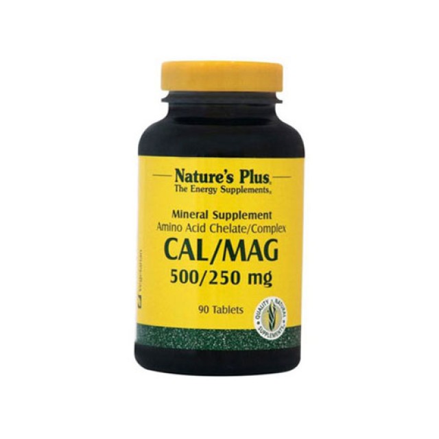Natures Plus Cal Mag 500 250 90tab (Οστεοπόρωση - Καρδιά)