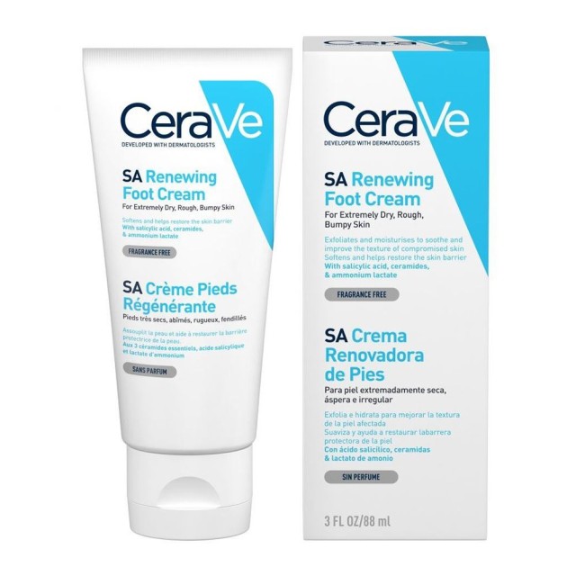 CeraVe Renewing Sa Foot Cream 88ml (Αναπλαστική Κρέμα Ποδιών)