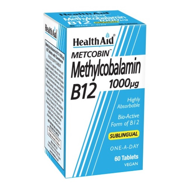 Health Aid Methylcobalamin B12 1000mg 60tabs (Βιταμίνη Β12)