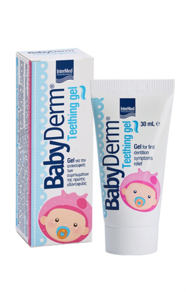 Intermed Babyderm Teething Gel 30ml (Γέλη Για Την Βρεφική Οδοντοφυΐα)