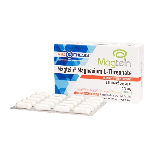 Viogenesis Magtein Magnesium L-Threonate 670mg 60caps