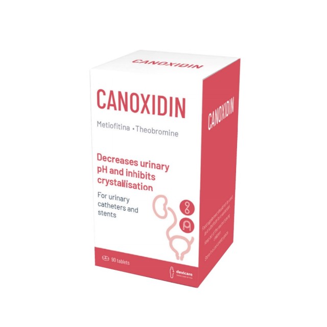 Canoxidin 90tabs (Συμπλήρωμα Διατροφής για τις Επιπλοκές που Σχετίζονται µε την Τοποθέτηση Ουρολογικών Καθετήρων)