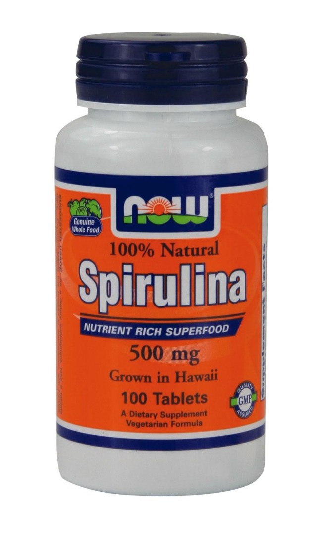 Now Foods Spirulina 500mg 100tabs