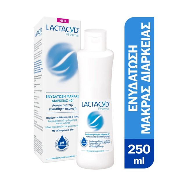 Lactacyd Pharma Long Lasting Moisturisation 40+ 250ml (Καθαριστικό της Ευαίσθητης Περιοχής για Ενυδά