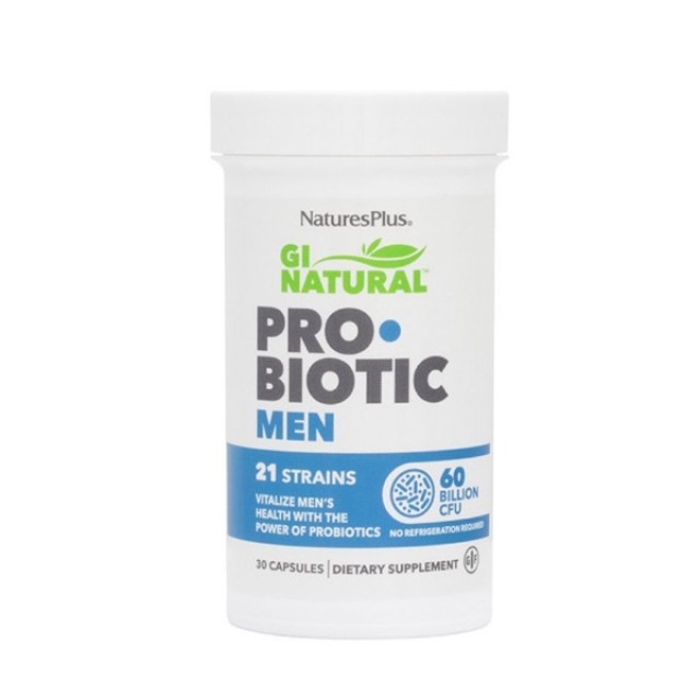 Natures Plus GI Natural Probiotic Men 30caps (Προβιοτικά για Άνδρες)