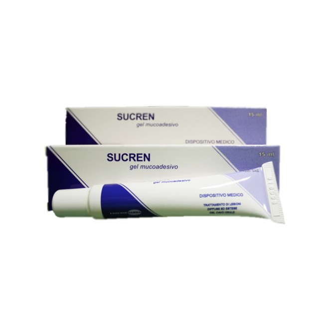 Sucren Gel Mucoadesivo 15ml (Διαχείριση των Στοματικών Πληγών και Φλεγμονών)