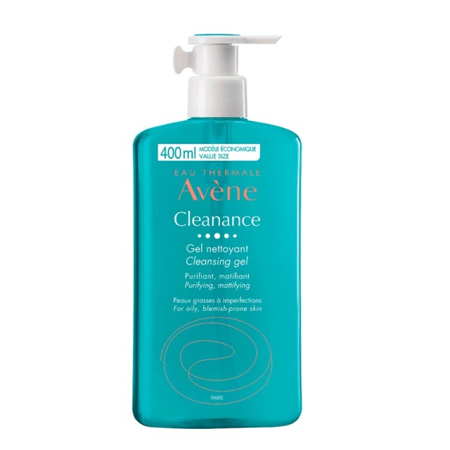 Avene Cleanance Cleansing Gel 400ml (Τζελ Καθαρισμού για Πρόσωπο & Σώμα)