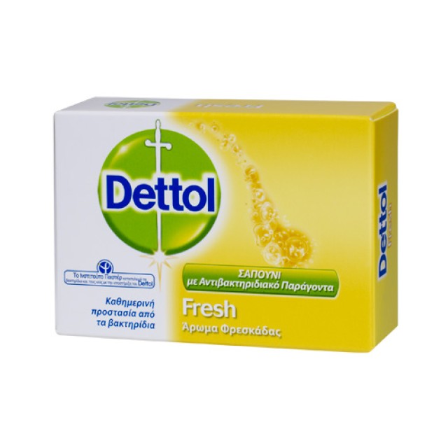 Dettol Soap Fresh 100gr (Αντιβακτηριδιακό Σαπούνι με Άρωμα Φρεσκάδας)