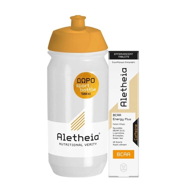 Aletheia SET BCAA Energy Plus 18tabs & ΔΩΡΟ Sport Bottle (Συμπλήρωμα Διατροφής σε Αναβράζοντα Δισκία για Ενέργεια & ΔΩΡΟ Μπουκάλι)