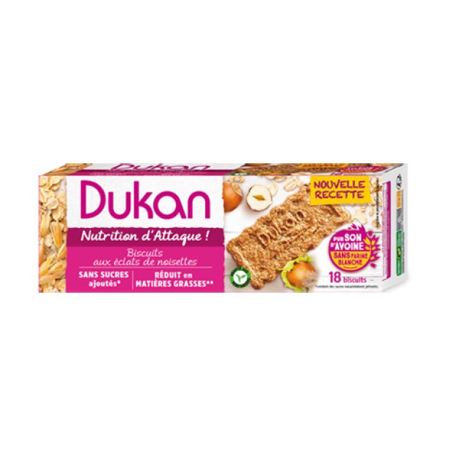 Dukan Μπισκότα Βρώμης Με Φουντούκι 225gr