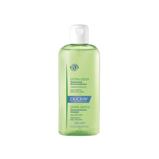 Ducray Extra-Gentle Dermo-Protective Shampoo 200ml (Απαλό Σαμπουάν για Kανονικά & Eύθραυστα Mαλλιά)