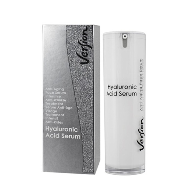 Version Hyaluronic Acid Serum 30ml (24ωρος Συμπυκνωμένος Ορός Προσώπου, Λαιμού & Ματιών για Εντατική Ενυδάτωση)