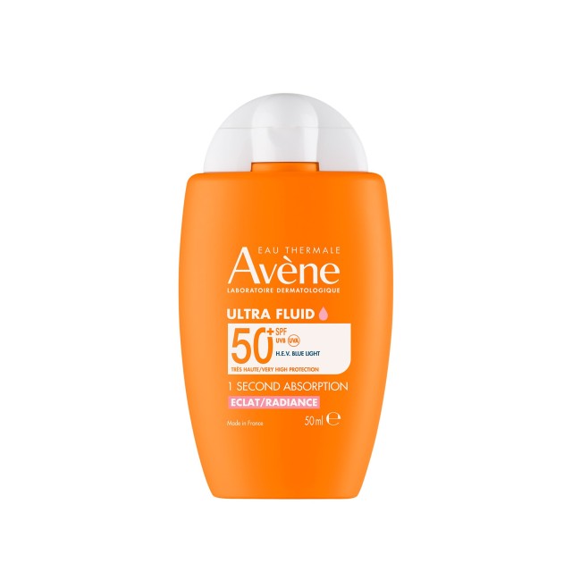 Avene Ultra Fluid Radiance SPF50+ 50ml (Αντηλιακό Προσώπου για Πρόληψη της Φωτογήρανσης)