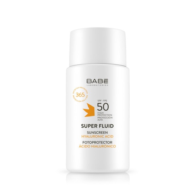 Babe Sun Protection Super Fluid Face Sunscreen SPF50 50ml (Λεπτόρρευστη Αντηλιακή Κρέμα Προσώπου)