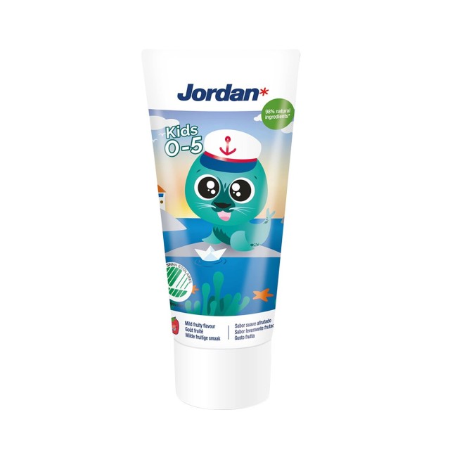 Jordan Kids Toothpaste 50ml (Παιδική Οδοντόκρεμα για 0-5 Ετών)