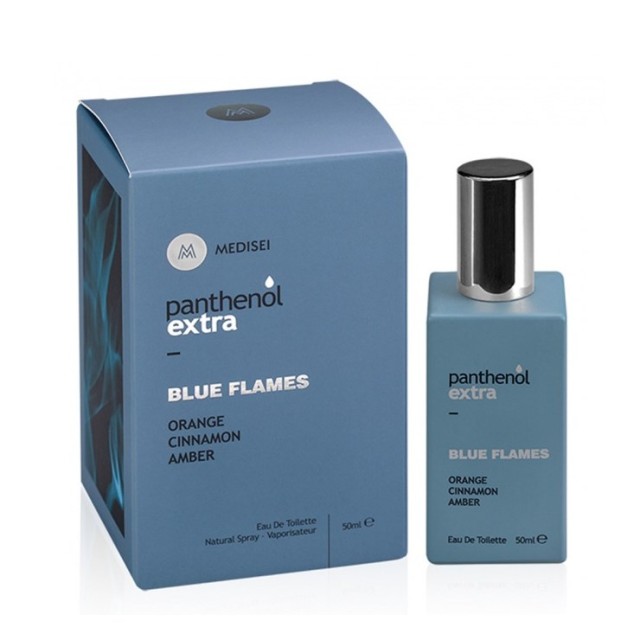 Panthenol Extra Men Blue Flames Eau de Toilette 50ml (Ανδρικό Άρωμα με Νότες Εσπεριδοειδών)
